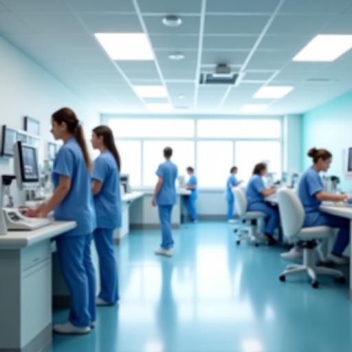 St. Helena Rural Hospital nurses station after RPM deployment