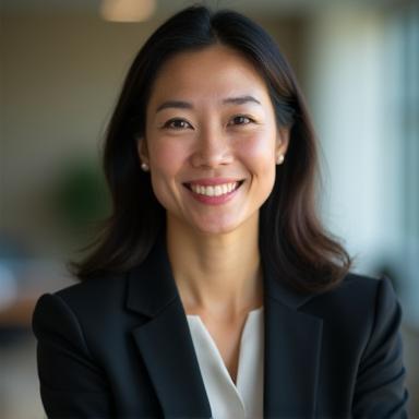 Dr. Maya Chen portrait